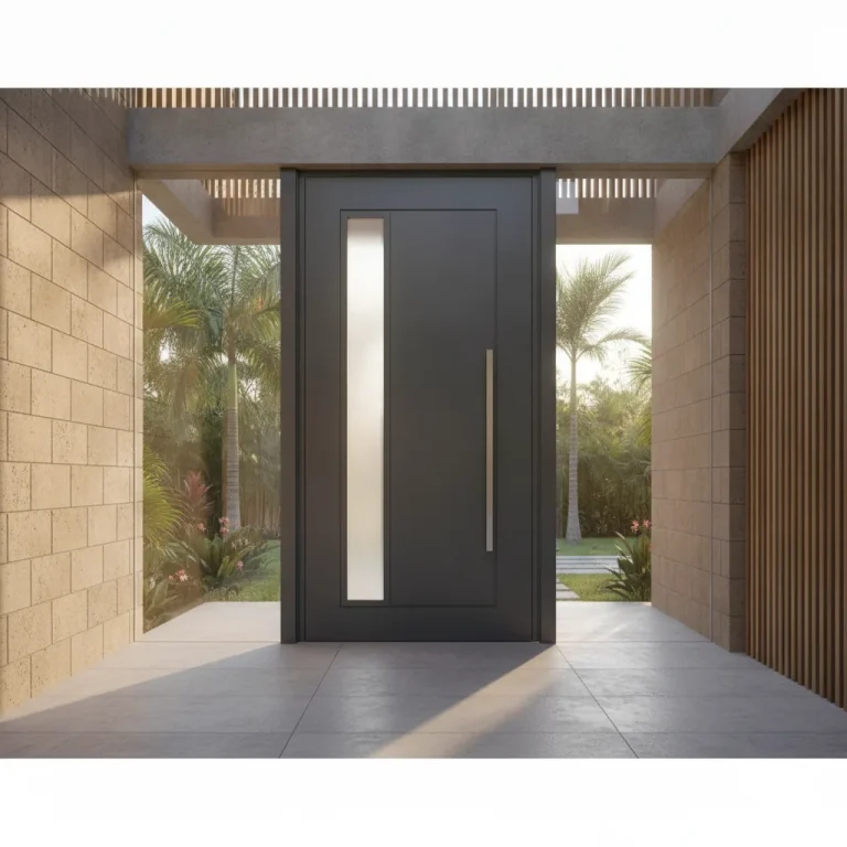 Puertas de aluminio modernas: guía para elegir la ideal - puertas de entrada de aluminio modernas